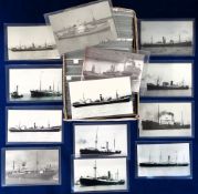 Shipping, Thos Wilson & Sons, approx. 370 postcard sized images of Thos. Wilson Line ships. A