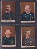 Cigarette cards, USA, Buchner, Police Inspectors & Captains (all with backs 'Police Inspectors &