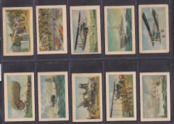 Trade cards, Allen's (Australia), Defence Series (1st series) (set 36 cards) various advert backs (