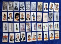 Cigarette cards, Selection of 158 Military cards, many very high catalogue value examples