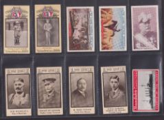 Trade cards, 73 type cards, many scarcer series including Typhoo Our Empires Defenders (2), Crescent
