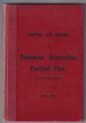 Football book, 'History & Record of The Bohemian Association Football Club (Newcastle Upon Tyne)