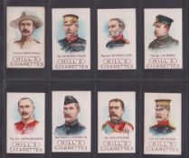 Cigarette cards, R J Hill, Boer War Generals (set 12 cards) including Baden Powell (Baden Powell