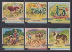 Trade cards, The British Packet Cheese Co, On the Farm (Packet issue), 18 different cards (17 with