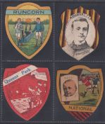 Trade cards, Baines Shields, four football cards, Runcorn, Bradford City F.C. (with Wilkinson