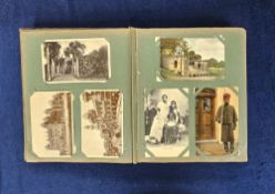 Postcards, Foreign, a good selection of approx. 490 cards in 2 vintage albums, mainly India (approx.