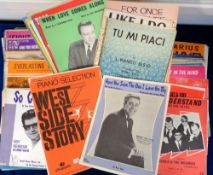 Entertainment, Sheet Music, a selection of approx. 350 mainly 1960s music sheets to include Roy