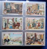 Trade cards, Liebig, album containing 30 sets, most being between the S700 and S800 range, a few