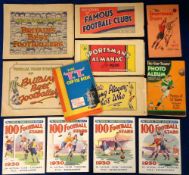 Football booklets & give-aways, Topical Times, a collection of 12 give-away booklets, all from the