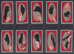Cigarette cards, Ardath, Hand Shadows (set, 35 cards) (mostly vg)
