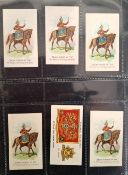 Cigarette cards & Postcards, Specialised collection of Military cards In 10 modern double postcard