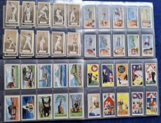 Cigarette cards, Carreras, 9 sets, Famous Airmen & Airwomen, Cricketers (30 cards including Donald