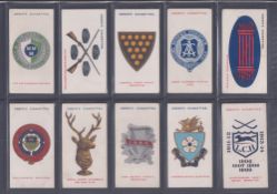 Cigarette cards, 2 sets, Ogden's Club Badges, Trick Billiards (gd/vg)
