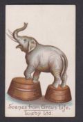 Cigarette card, Lusby, Scenes from Circus Life, type card, Ref H264 picture no 10 (gd) (1)