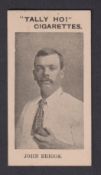 Cigarette cards, Australia, National Cigarette Co, English Cricket Team 1897/98 type card, John
