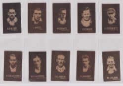 Trade cards, Australia, Hoadley's, Cricketers (Brown front, 18 Photos, English Cricketers) (set,