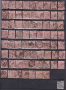 Stamps, GB QV-KEVII highly duplicated collection mainly used, including 1d reds, 1d browns and 1d