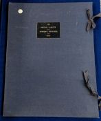 The British Gazette 1926 edited by Winston Churchill numbers 1-8, presented in a large blue folio