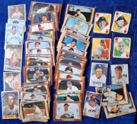Trade cards, Baseball, USA Gum card selection, 60 cards including Bowman 1955 series (46 cards)