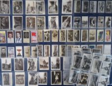 Cigarette cards, Pattreiouex, a collection of 100+ type cards, various sizes & from many different
