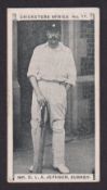 Cigarette card, Rutter, Cricketers Series, type card, no 17 Mr. D.L.A. Jephson, Surrey (gd)