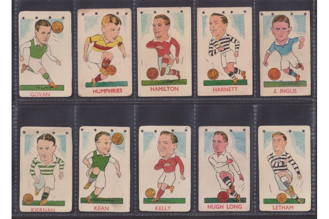 Trade cards, Kiddy's Favourites (Anon), Football Stars (Numbered 53-120 but with some skipped - Image 5 of 6