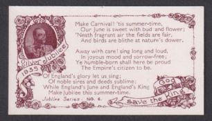 Cigarette card, Leon Soroko, Jubilee Series, type card, no 6 (vg) (1)