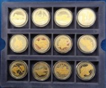 Coins and Medallions, a collection of 23 items to comprise 3 £5 coins (2 Elizabeth R 2000 and 2013