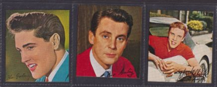 Trade cards, Pop and Film Star Giveaway selection, A Pearson Pop Portraits complete album (stuck