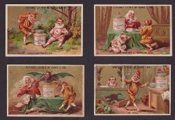 Trade cards, Liebig, 2 sets both French language, S123 Adventures of an Elephant, S137 Theft III