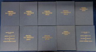Football programmes, Chelsea FC Chronicle, a collection of ten limited edition sets of facsimile