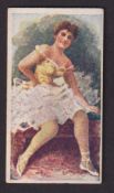 Cigarette card, J & F Bell, Beauties (Tobacco Leaf & Three Bells back), type card, Ref H32,