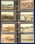 Postcards, Piers, a collection of approx. 360 cards of UK piers housed in 3 modern albums to include