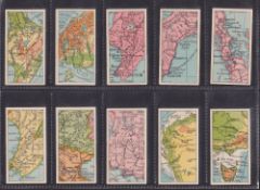 Cigarette cards, Ardath, Modern School Atlas (set 96 cards) (4 or 5 cards including both end numbers
