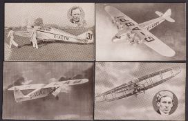 Trade cards, The Pilot, Wings Over The Empire, 'P' size (set of 8 cards plus wallet of issue) (