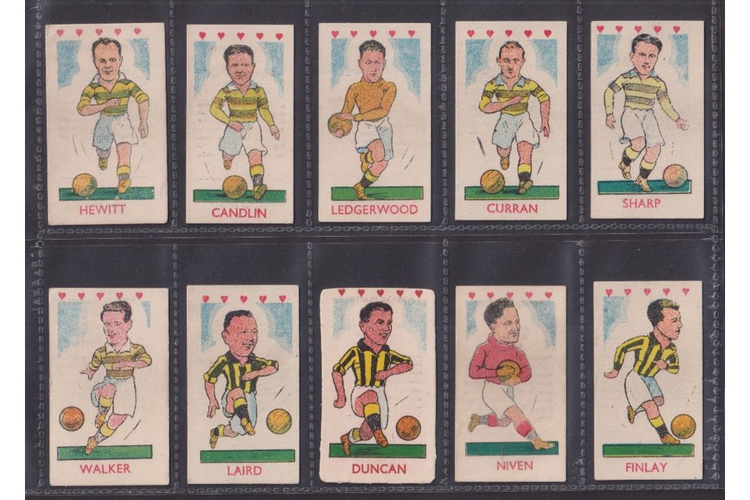 Trade cards, Kiddy's Favourites, Popular Players (Hearts on Front) Footballers, 50 different - Image 4 of 6