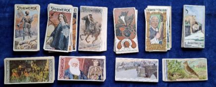 Trade cards, Germany, Stollwerck over 170 cards from various series, part sets and odds. Subjects