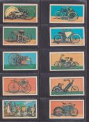 Trade cards, Sweetule, 10 sets Motor Cycles old & New, Aircraft (packet issue, 18), National