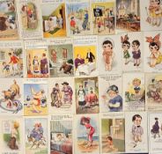 Postcards, Comic, a collection of approx. 42 Donald McGill illustrated comic cards, with themes inc.