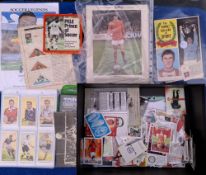 Trade cards, Football, mixed selection several hundred cards, stickers and ephemera including