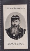 Cigarette card, Taddy, County Cricketers, type card, Dr. W. G. Grace (some slight marks, gen. gd) (