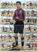 Trade cards, Spain, Lit. J. Lopez / Jaime Box Chocolates, Barcelona Footballers 1920's, a collection