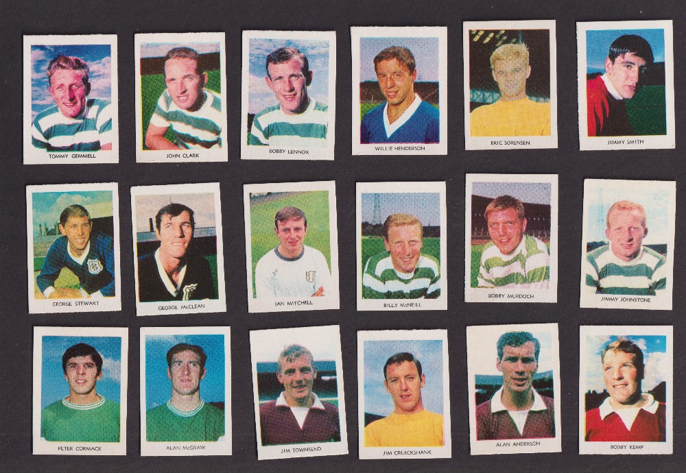 Trade cards, Football, A&BC Gum, 1966 Footballers pairs Scottish, 42 cards numbered 1 to 42 - Image 3 of 6