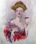 Autograph Book, a leather album containing autographs and 50+ original artworks dating from