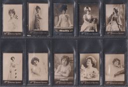 Cigarette cards, Germany, Laferme Cigarettes, Actresses & Beauties, plain backs, unnumbered