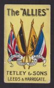Cigarette card, Tetley & Sons, 'The Allies' single card issue (gd) (1)