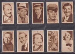 Cigarette cards, Sarony, Cinema Stars (set 50 cards) including Clarke Gable, Greta Garbo etc (gen