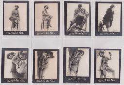 Cigarette cards, Algeria, Joseph Bardou, Actresses, 'M' size all 'Le Nil' brand, 48 different