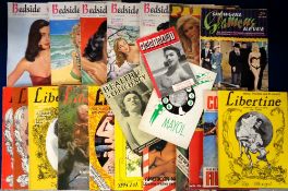 Glamour, 21 magazines dating from the 1940s to the 60s to comprise Bedside Clubman numbers 1-5,