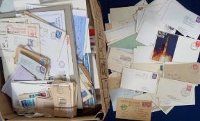 Stamps, Large box of covers mainly 1960s-1970s to commemorate various events. Needs a good sort. 1,